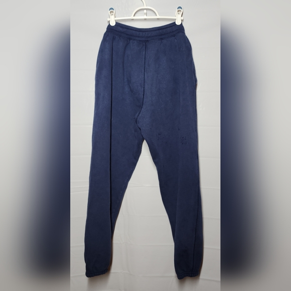 Under Armour Blood Sweat Respect Sweatpants Size Small ColdGear Navy Gold - Picture 8 of 8